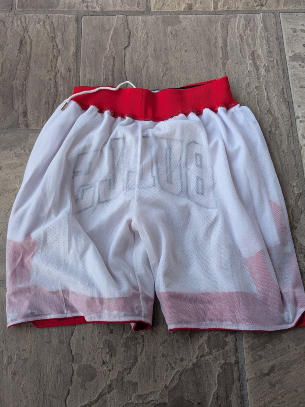 Just Don 1997-98 Embroidered NBA Chicago Bulls Basketball Shorts *Size M* - Picture 5 of 5